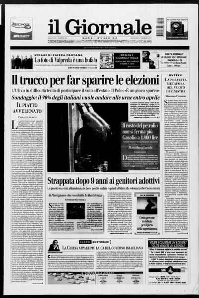 Il giornale : quotidiano del mattino